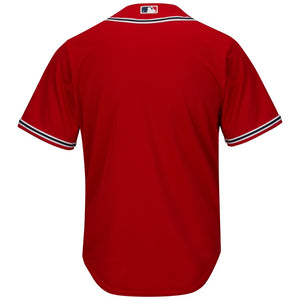 Atlanta Braves Majestic Scarlet Alternate Cool Base Team Jersey