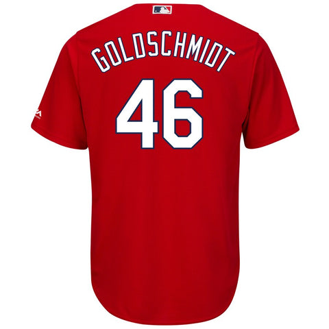 Image of Men's St. Louis Cardinals Paul Goldschmidt Majestic Alternate Official Cool Base Player Jersey