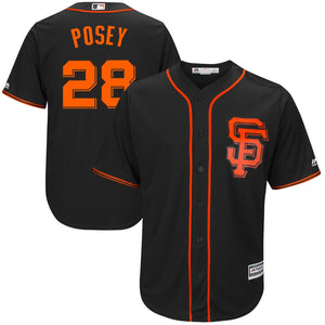 Men's San Francisco Giants Buster Posey Majestic Alternate 2017 Cool Base Player Jersey