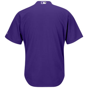 Men's Colorado Rockies Majestic Purple Alternate Official Cool Base Team Replica Jersey