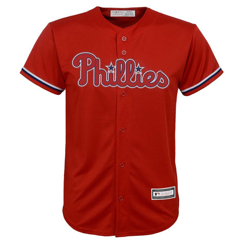 Image of Bryce Harper Philadelphia Phillies Majestic Youth Replica Player Jersey