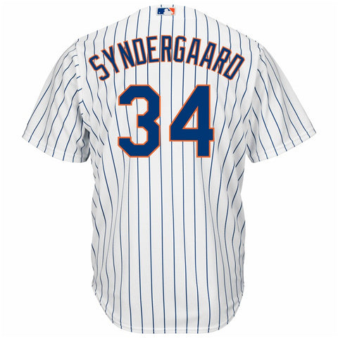 Image of Men's New York Mets Noah Syndergaard Majestic Cool Base Player Jersey