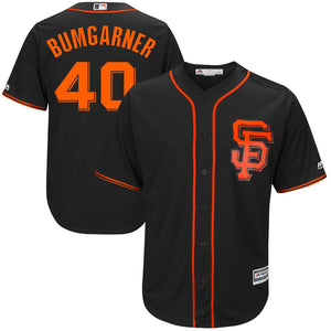 Men's San Francisco Giants Madison Bumgarner Majestic Alternate Cool Base Player Jersey