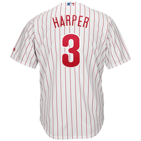 Image of Men's Philadelphia Phillies Bryce Harper Majestic Official Cool Base Player Jersey