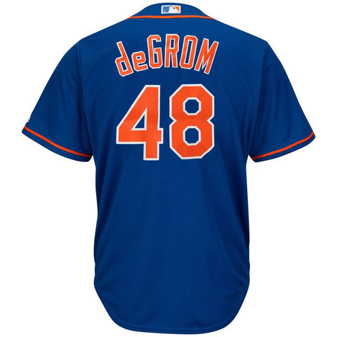 Image of Men's New York Mets Jacob deGrom Majestic Cool Base Player Jersey