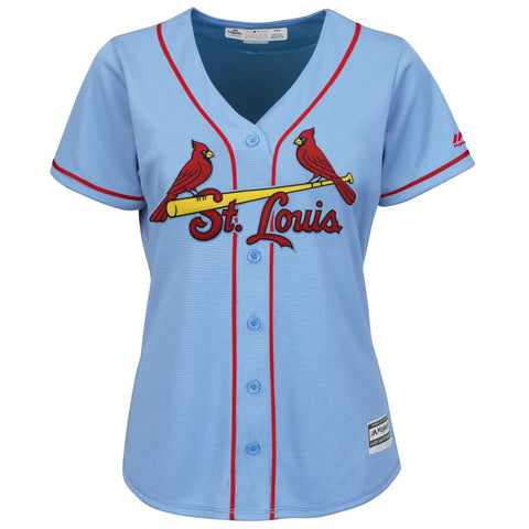 Image of Women's St. Louis Cardinals Yadier Molina Majestic Alternate Cool Base Player Jersey