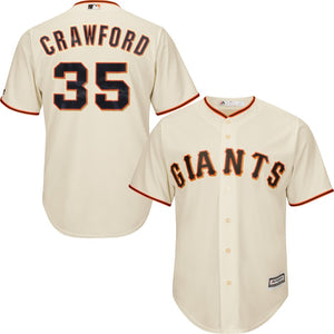 Men's San Francisco Giants Brandon Crawford Majestic Alternate 2017 Cool Base Player Jersey