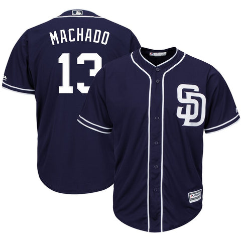 Image of Men's San Diego Padres Manny Machado Majestic Official Cool Base Player Jersey