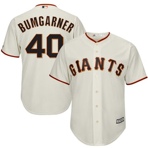 Men's San Francisco Giants Madison Bumgarner Majestic Alternate Cool Base Player Jersey