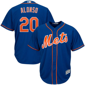 Pete Alonso New York Mets Majestic Alternate Official Cool Base Player Jersey