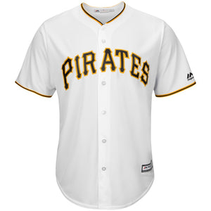 Men's Pittsburgh Pirates Josh Bell Majestic White Cool Base Player Replica Jersey