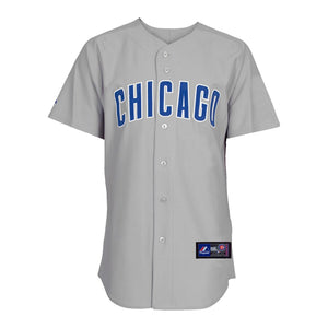 Men's Chicago Cubs Majestic Gray Road Cool Base Jersey